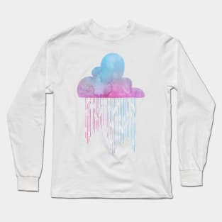 Cotton Candy Rain Long Sleeve T-Shirt